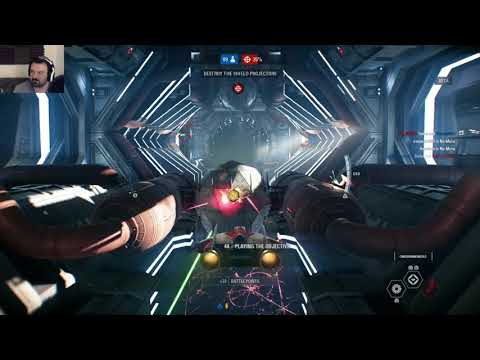 Star Wars Battlefront II beta gameplay pt7 - Trying the Interceptor Class