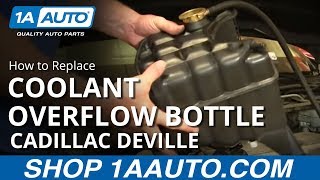 How To Install Replace Radiator Coolant Tank Cadillac Deville Northstar 96-99 1AAuto.com
