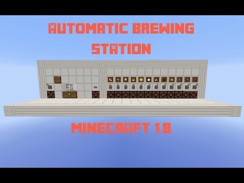 Insane Compact Automatic Brewing in Minecraft 1.8