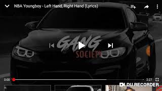 NBAYONGBOY left hand, right hand (music video)