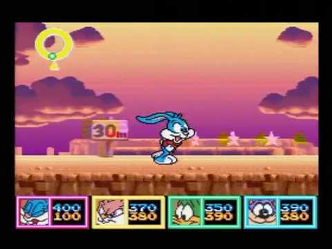 Tiny Toons Wacky Sports Challenge: Chicken Race Super Nintendo SNES