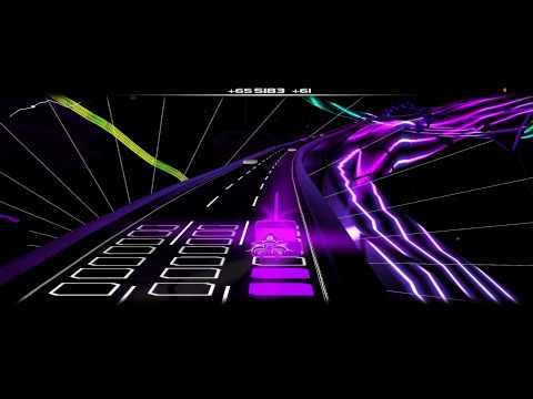 Audiosurf - Headhunterz - Power Of The Mind [HD] [CinemaScope]