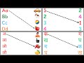 Lkg Class English Worksheets Match The Letters With Pictures Alphabets Abc Song Toppo Kids