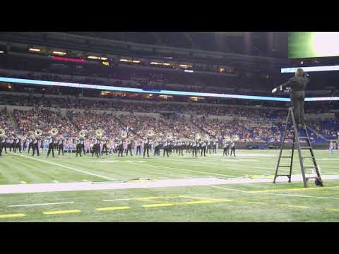 Blue Knights Warm-Up In Front Saturday Night Crowd At The 2021 DCI Celebration