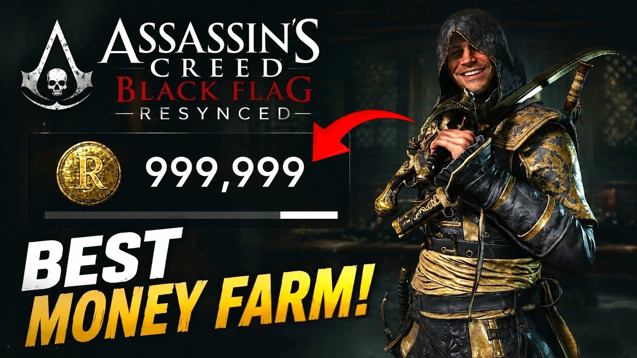 Assassin's Creed Black Flag Resynced - Best Money Method (Fast Gold Guide)