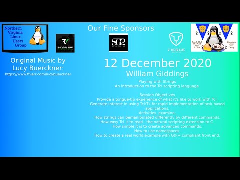 Dec 2020 - Playing with Strings: An Introduction to the Tcl scripting language.