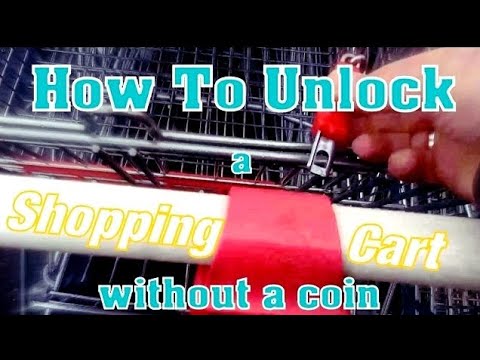 How To Unlock A Shopping Cart Without A Coin - #lifehacks