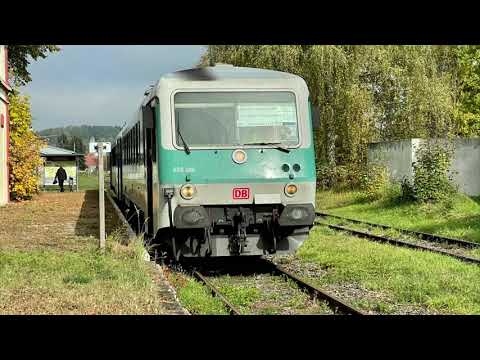 Letzte Fahrt des „Retter der Nebenbahn“ aka Vt 628 zum Saisonende auf Räuber-/ und Moorbahn