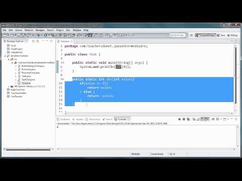 JAVA Intermédiaire 20 Les importations statiques en Java