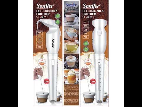 Sonifer SF-8073S Electric Milk Frother Mixer Pengaduk Susu Elektrik Spiral Sonifer SF-8073S Electric Milk Frother Mixer Pengaduk Susu Elektrik Spiral