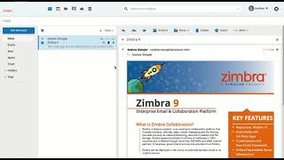 Zimbra 9's Modern UI Updates