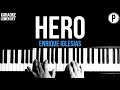 Enrique Iglesias - Hero Karaoke LOWER KEY Acoustic Piano Instrumental