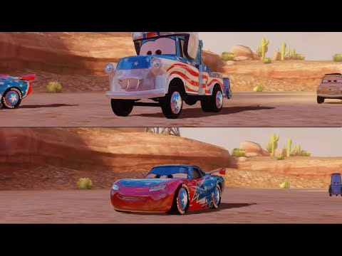 Cars 2 The Video Game | Mater the Greater Vs Daredevil Lightning on the Full Game Walkthrough |