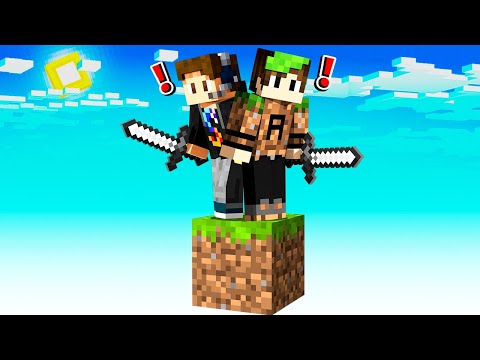 TRAPPING FRIENDS on ONE BLOCK in MINECRAFT?! 😱