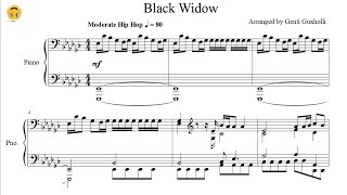 Download lagu Black Widow by Iggy Azaela ft. Rita Ora (Piano Solo/Sheets) mp3