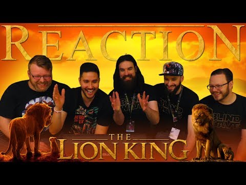 The Lion King Official Trailer REACTION!!