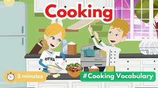 5-Minute English Conversation Practice: Cooking Conversation & Vocabulary (Making Pizza)