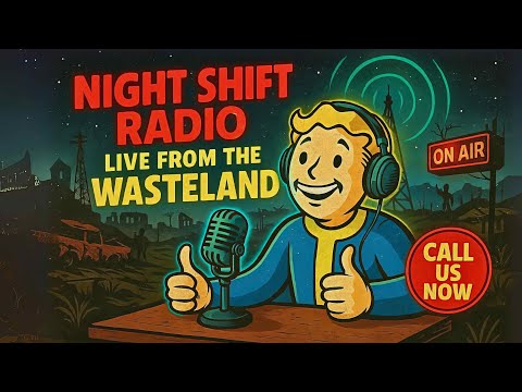 The Midnight Oil: Fallout Call-In Radio Show | Oldies Music Ambience & ASMR Bedtime Story