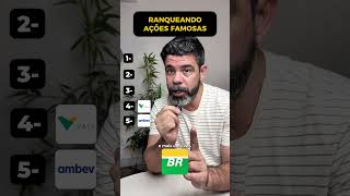 Ranqueando ações famosas
