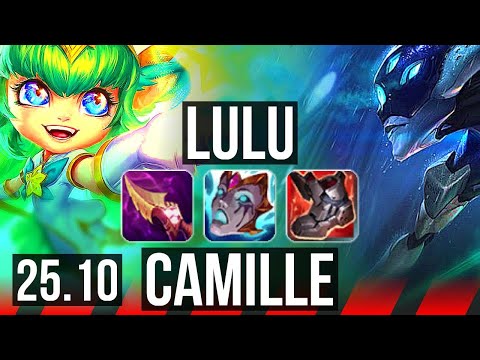 LULU vs CAMILLE (TOP) | 65% winrate, Rank 8 Lulu | KR Challenger | 25.10