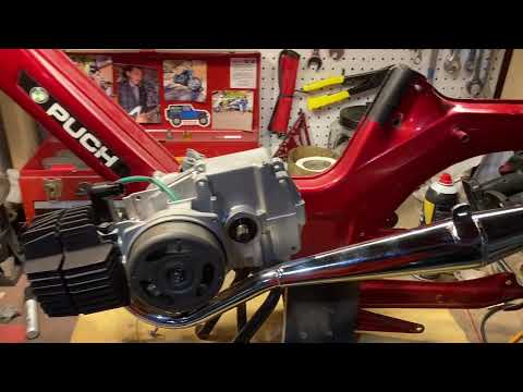 70cc Puch Maxi Build Ep04 - Engine Electronics | JHG
