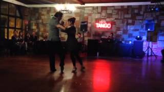 Miriam Larici y Leonardo Barrionuevo en Milonga Querida