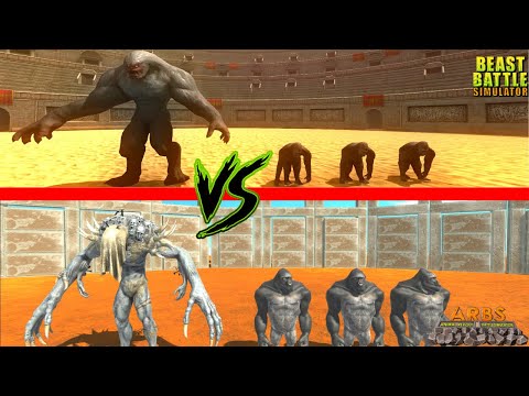SCOURGE + 3X KING KHUNG COMPARISION - ARBS VS BEAST BATTLE SIMULATOR