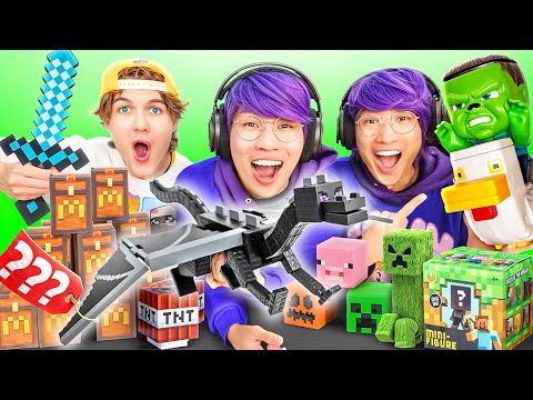 MINECRAFT TOYS ULTIMATE UNBOXING! (Can You Guess the Price?!)