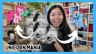 Crochet Unicorns With Me 🦄✨ Making My Little Pony Inspired Unicorns, Packing Orders, & Chatting Vlog