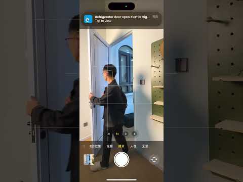 Instant Alert Magic: Demonstrating SONOFF SNZB-04P's SMS Notification Feature  #smarthome