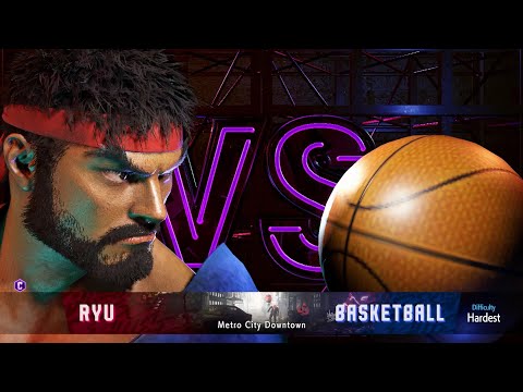 Street Fighter 6 Bonus Stage - Basketball