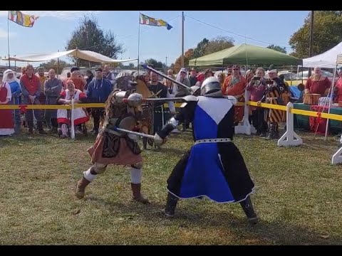 SCA Heavy Combat Fight from Midrealm's Fall Crown 2019