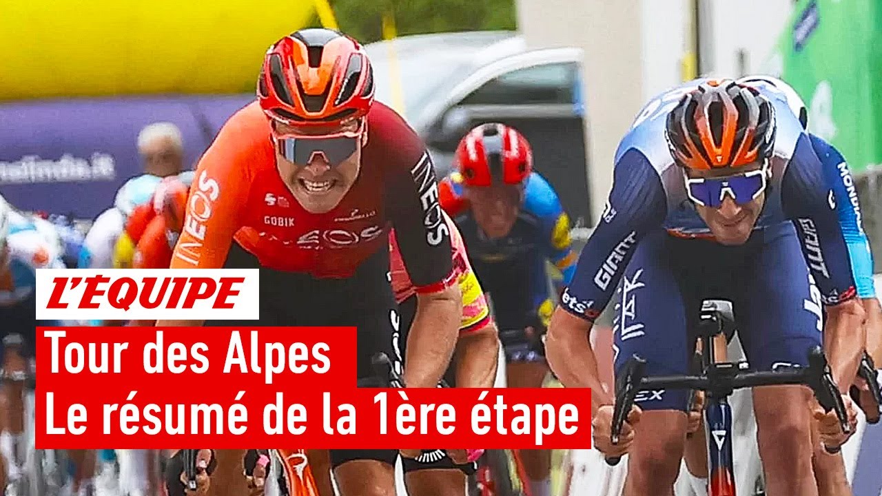Cyclisme sur route : Le résumé de la première étape du Tour des Alpes remportée par Tobias Foss