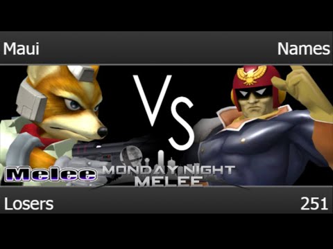MNM 251 - Maui (Fox) vs Names (C Falcon) Losers - Melee