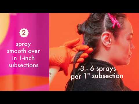 your client’s hair, only smoother with smooth over frizz-fighting treatment