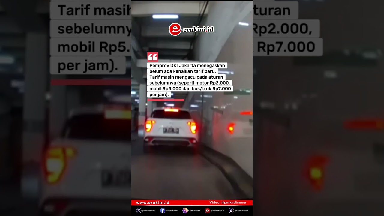 Wacana Kenaikan Tarif Parkir Jakarta