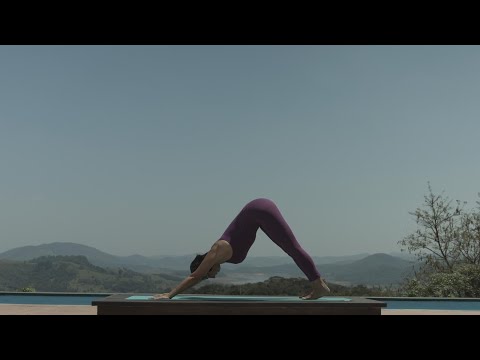 Posição de yoga - saudação ao Sol - surya namaskar | Camila Reitz