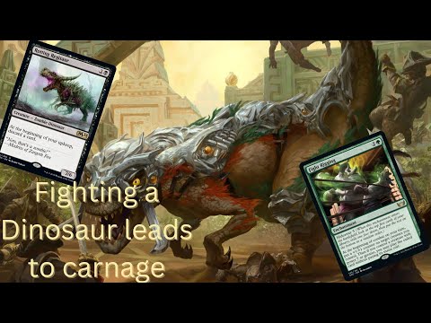 Thursday Carnage | MTG Pioneer Jund Fight Rigging Dinosaurs #gaming  #magicthegathering  #mtg