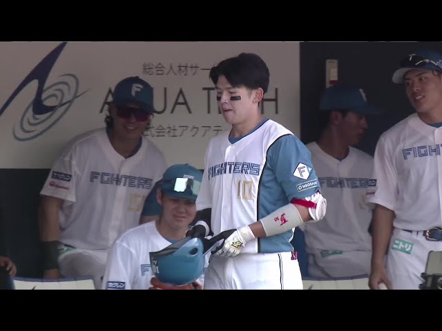 【ファーム】強い打球がレフトスタンドへ!! ファイターズ・清水優心 ソロホームランを放つ!! 2025年6月1日 北海道日本ハムファイターズ 対 千葉ロッテマリーンズ