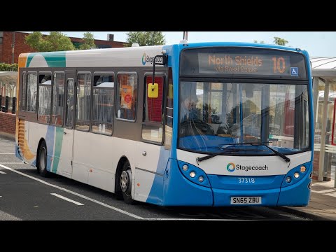 Journey through the Tyne Tunnel: Stagecoach North East 37318 (SN65ZBU) Alexander Dennis Enviro 200