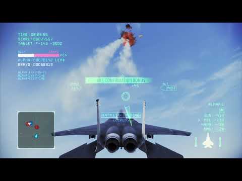 Ace Combat Infinity - Comona Airbase Defense Online COOP (PS3)