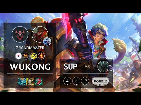 Wukong Support vs Pyke - KR Grandmaster Patch 11.8