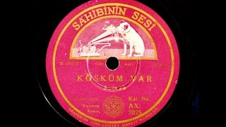 Safiye Ayla - Köşküm Var Deryaya Karşı - GERÇEK TAŞ PLAK KAYDI