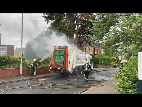 Vape Battery Sparks Fire in Exeter Bin Lorry