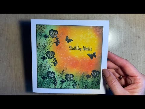 Poppies At Sunset by Jo Rice - A Lavinia Stamps Tutorial