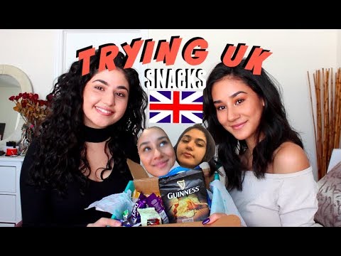 CANADIANS TRY UK SNACKS!! ft. Misha