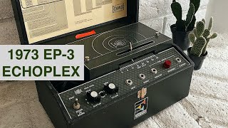 Video thumbnail for 1973 Maestro EP-3 Echoplex Tape Delay - Quick Test - David Hislop by David Hislop