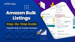 Amazon Bulk Listing Upload Guide | Learn How to Upload Multiple Products On Amazon Seller Central