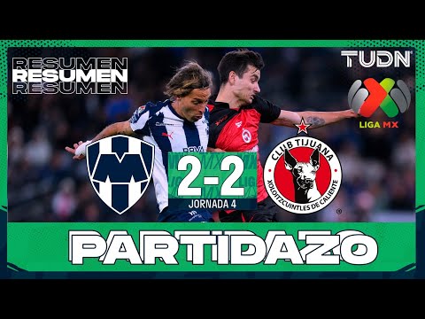 Highlights and goals - Monterrey vs Tijuana | Liga MX - Matchday 4 Clausura 2026 | TUDN
