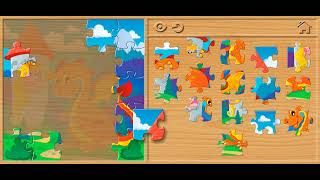 🐉 Orange Dragon & Princess Jigsaw Puzzle - Jigsaw Puzzles for Kids Walkthrough